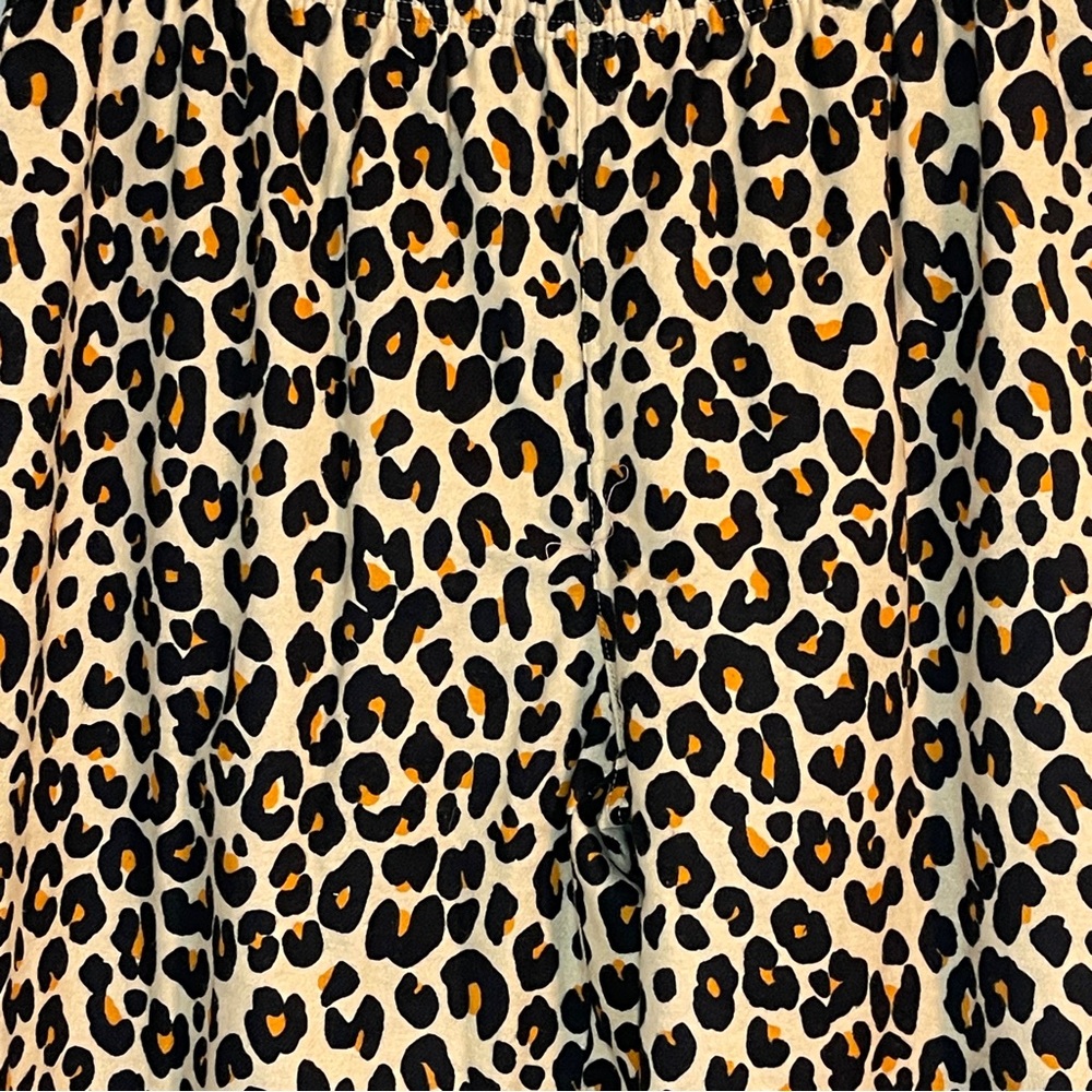Nordstrom Brown and Black Leopard Print Lounge Pajama Pants - Picture 3 of 4